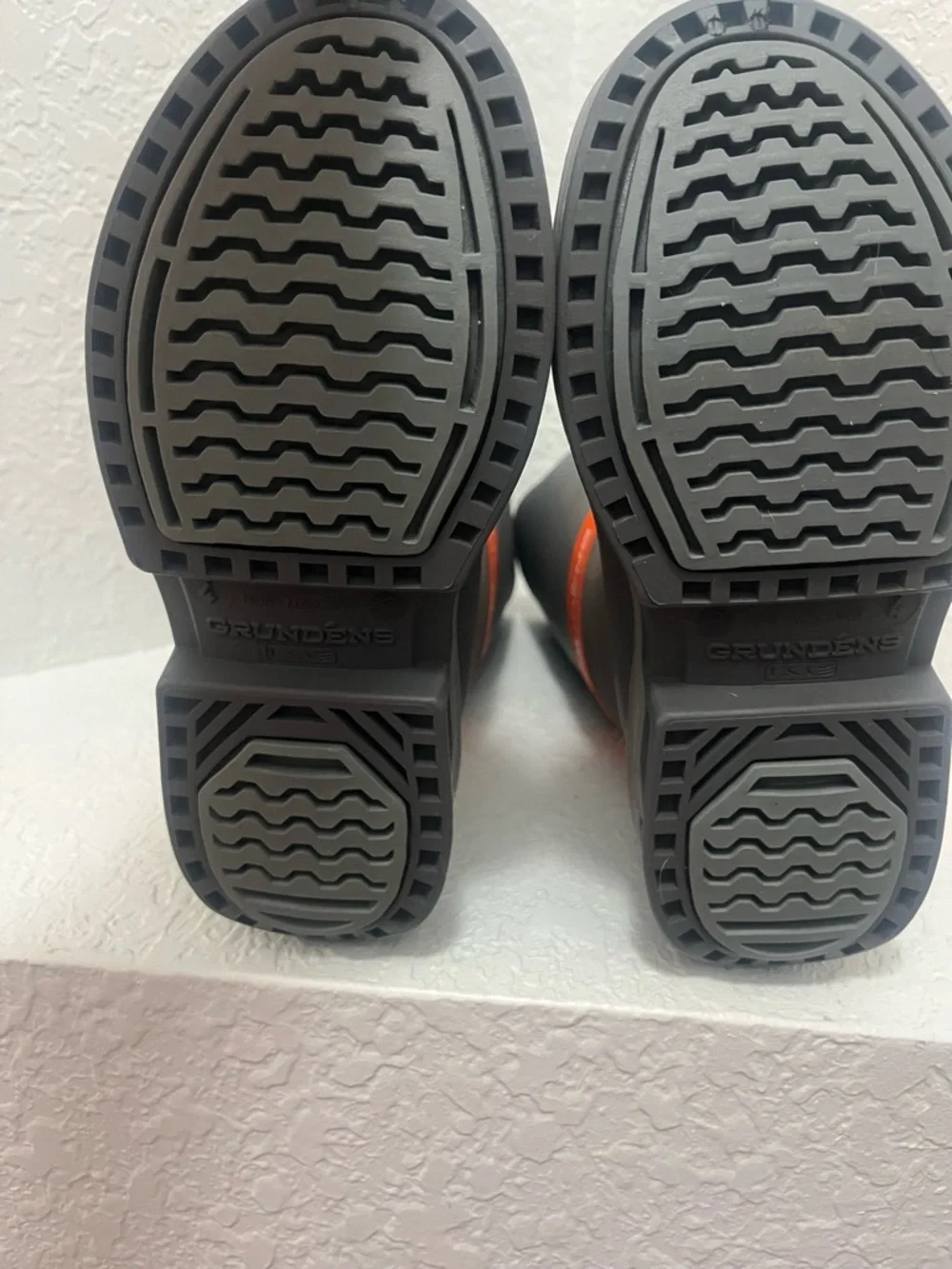 Deck-Boss Steel Grey and Orange Men's 15